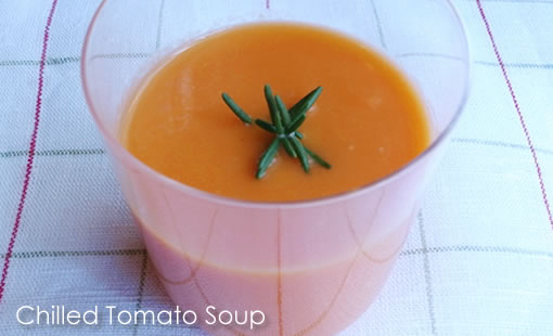 トマトの冷たいスープ