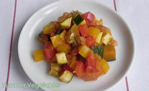 夏野菜のトマト煮