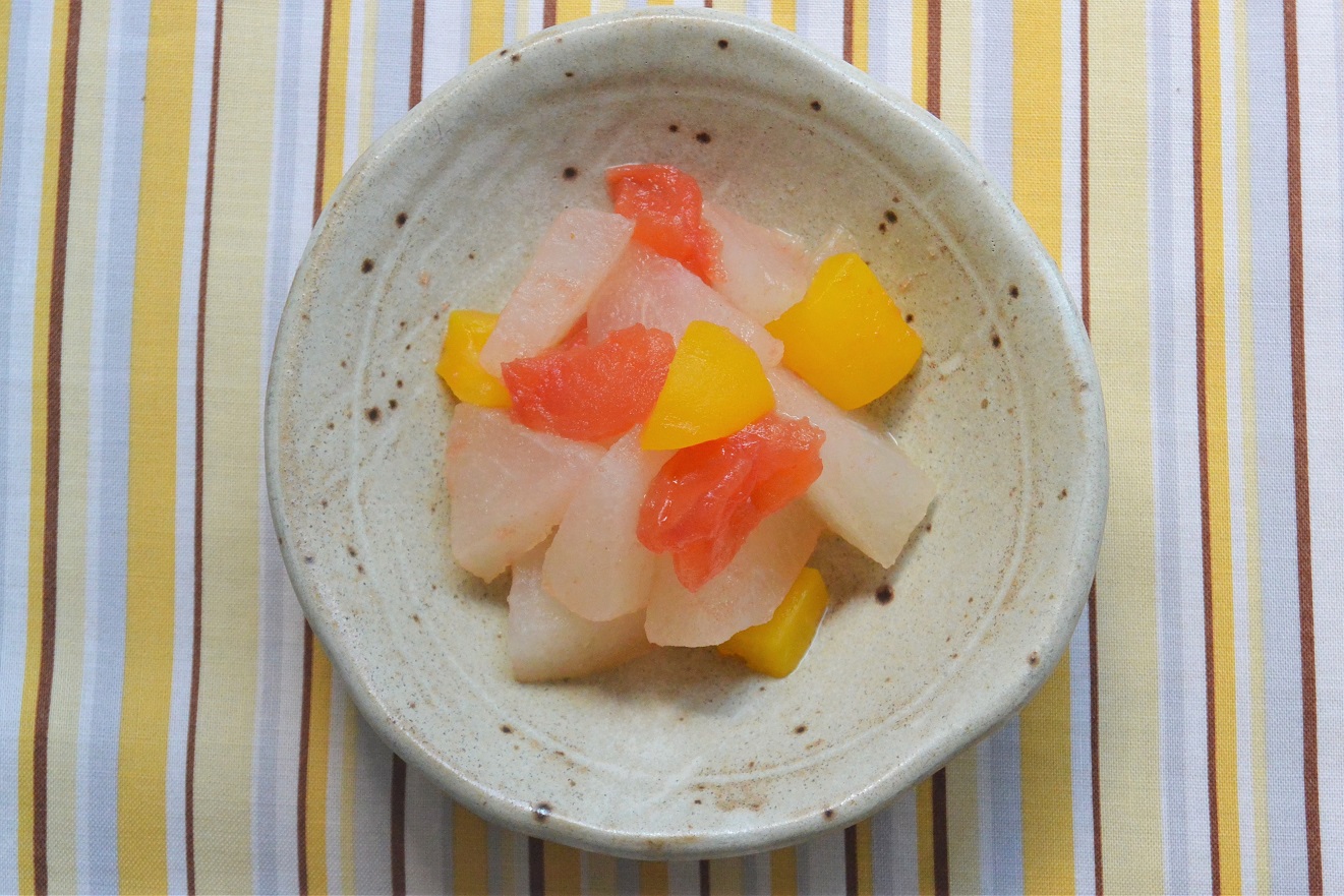 梨と夏野菜のコンポート