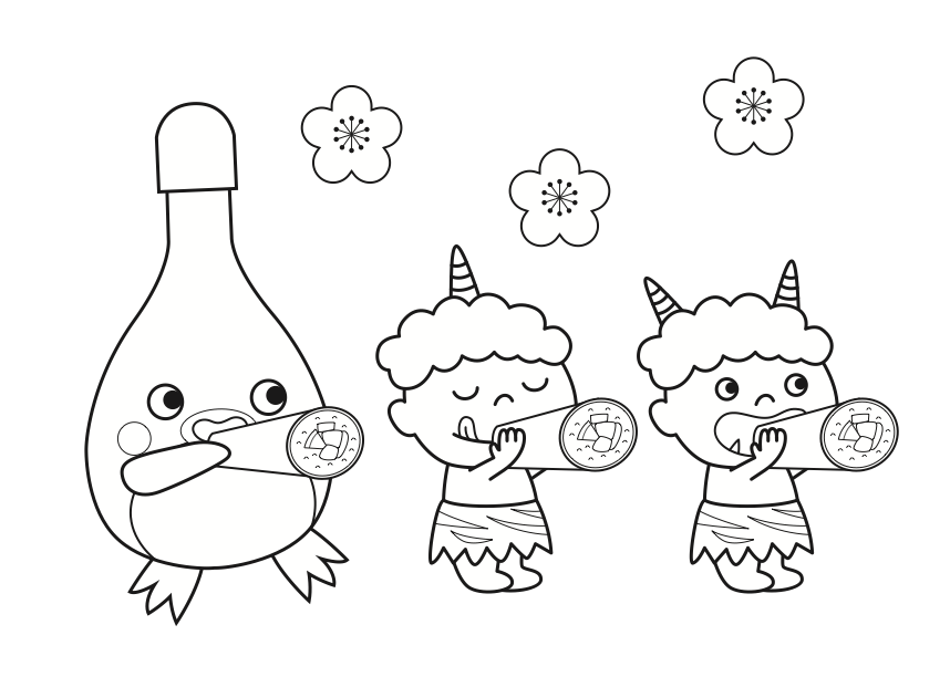 かんちゃん　恵方巻